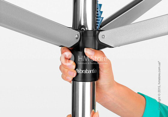 Сушилка для белья Brabantia Topspinner with Ground Spike, Silver