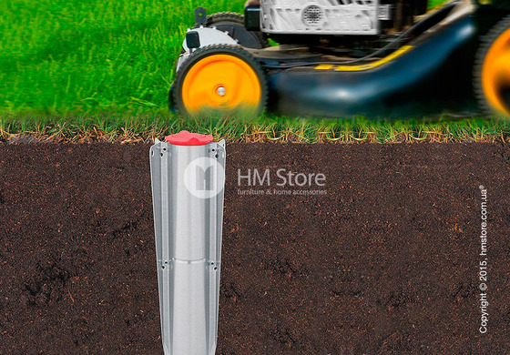 Сушилка для белья Brabantia Topspinner with Ground Spike, Silver