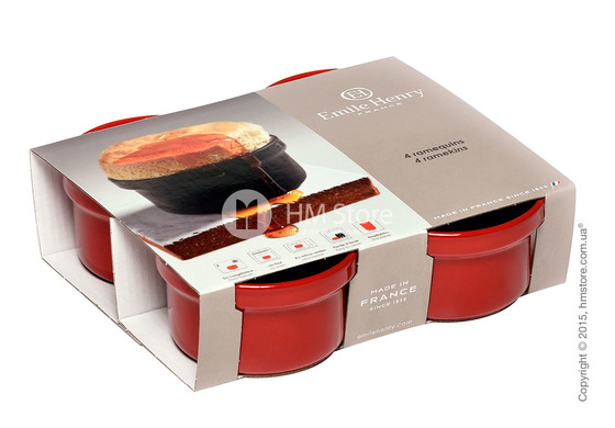 Набор керамических форм для выпечки Emile Henry Ovenware, Burgundy