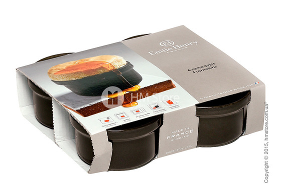 Набор керамических форм для выпечки Emile Henry Ovenware, Charcoal