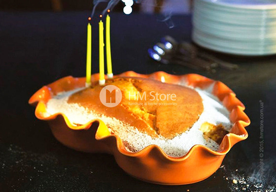 Форма для выпечки керамическая 33x28,5 см Emile Henry Bakeware, Pamplemousse