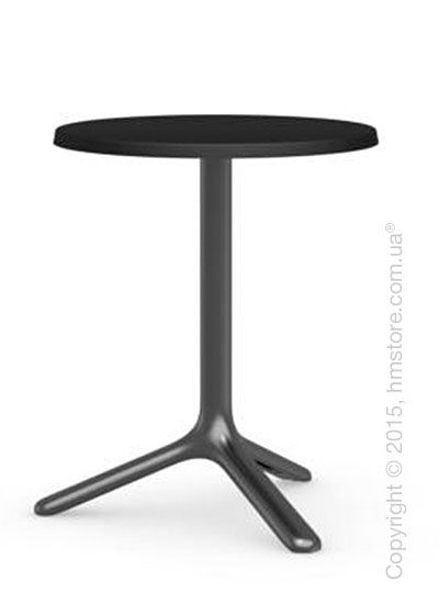 Стол Calligaris Area T, Outdoor bar table, Melamine matt black and Metal matt black