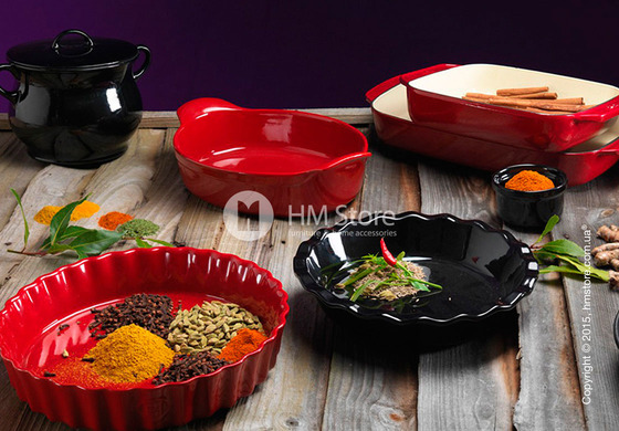 Форма для выпечки круглая 26 x 26 см  Emile Henry Ovenware, Burgundy