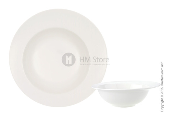 Набор тарелок для пасты Villeroy & Boch коллекция Flow Pasta на 4 персоны, 5 предметов