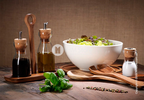 Набор емкостей для масла и уксуса на подставке Villeroy & Boch коллекция Artesano Tavola Accessories, 3 предмета