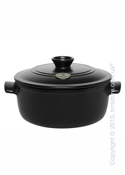 Кастрюля керамическая Emile Henry Cookware Flame 4 л, Black