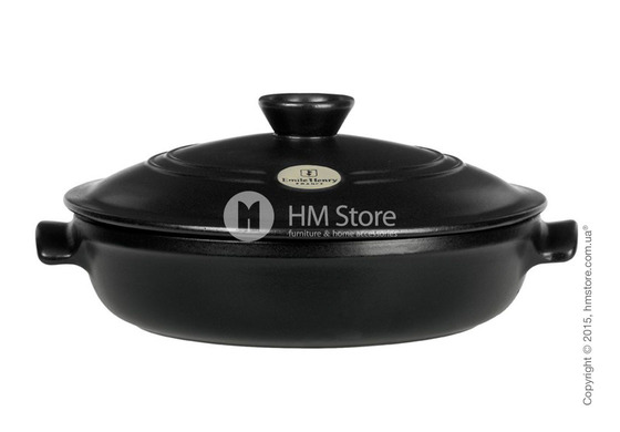 Кастрюля керамическая Emile Henry Cookware Flame 3,2 л, Black