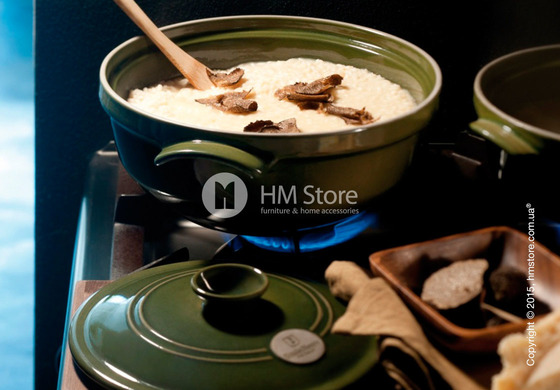 Кастрюля керамическая Emile Henry Cookware Flame 4 л, Olive