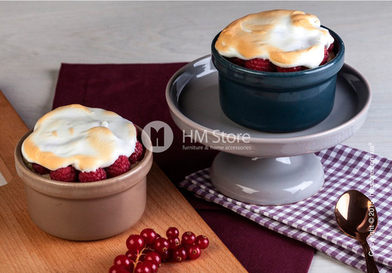 Форма для выпечки порционная 9 x 9 см Emile Henry Ovenware, Blue Frame