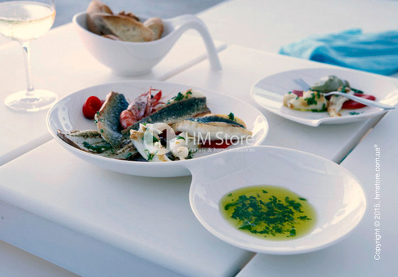 Набор фарфоровой посуды Villeroy & Boch коллекция Flow на 2 персоны, 7 предметов. Купить