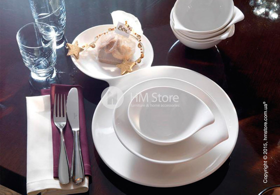 Набор фарфоровой посуды Villeroy & Boch коллекция Flow на 2 персоны, 7 предметов. Купить