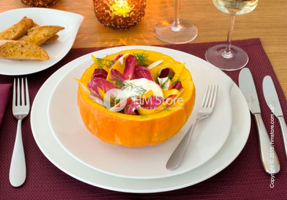 Набор фарфоровой посуды Villeroy & Boch коллекция Flow на 6 персон, 50 предметов