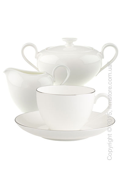 Кофейный сервиз Villeroy & Boch коллекция Anmut Platinum на 6 персон, 14 предметов
