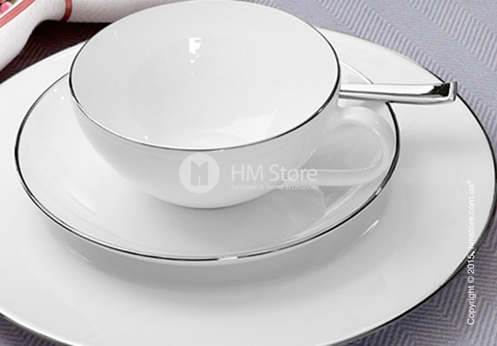 Чайный сервиз Villeroy & Boch коллекция Anmut Platinum на 6 персон, 14 предметов