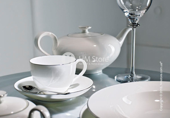 Чайный сервиз Villeroy & Boch коллекция Anmut Platinum на 6 персон, 14 предметов