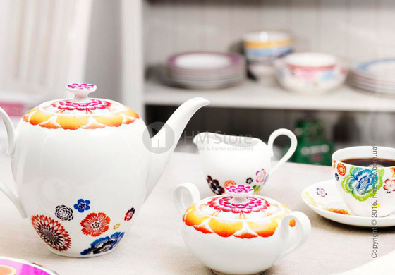Кофейный сервиз Villeroy & Boch коллекция Anmut Bloom на 6 персон, 15 предметов