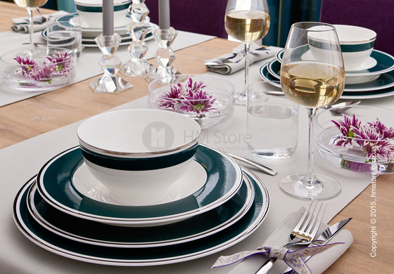 Тарелка столовая мелкая Villeroy & Boch коллекция Anmut My Color, Emerald Green