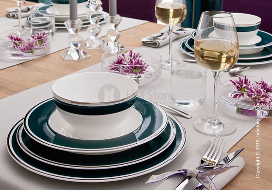 Тарелка десертная мелкая Villeroy & Boch коллекция Anmut My Color, Emerald Green
