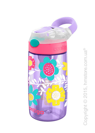 Детская фляга Contigo Gizmo Flip, Wisteria Flowers on the Vine 420 мл
