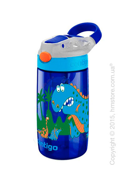 Детская фляга Contigo Gizmo Flip, Sapphire dinosaur 420 мл