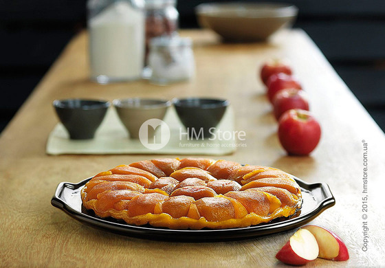 Набор форм керамических тарт-татен Emile Henry Cookware Flame, Charcoal