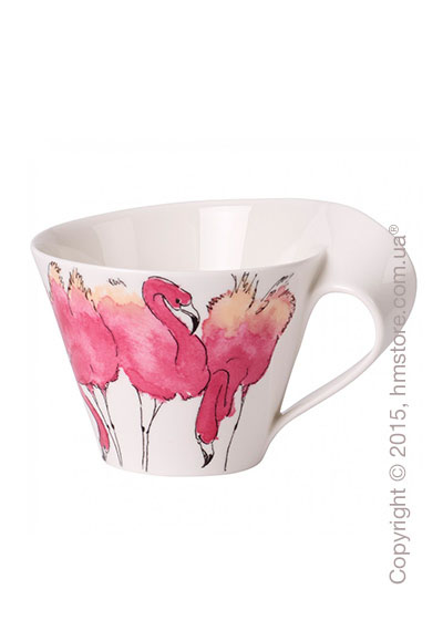 Чашка Villeroy & Boch коллекция New Wave, серия Animals of the World 400 мл, Flamingo