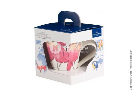 Чашка Villeroy & Boch коллекция New Wave, серия Animals of the World 300 мл, Flamingo