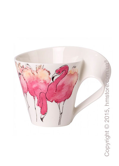 Чашка Villeroy & Boch коллекция New Wave, серия Animals of the World 300 мл, Flamingo