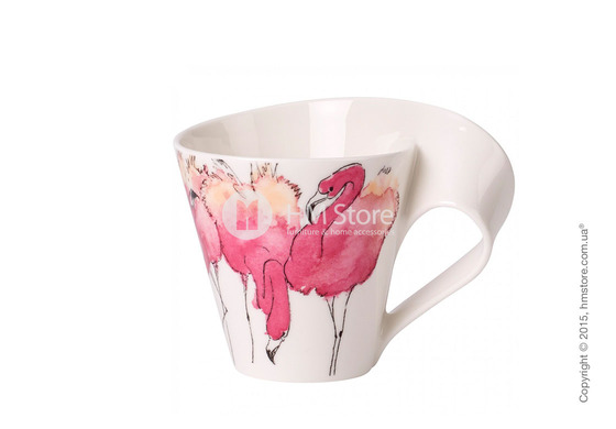 Чашка Villeroy & Boch коллекция New Wave, серия Animals of the World 250 мл, Flamingo