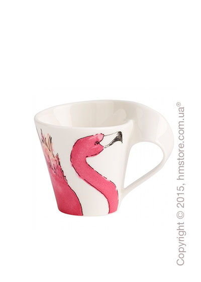 Чашка для эспрессо Villeroy & Boch коллекция New Wave, серия Animals of the World 80 мл, Flamingo