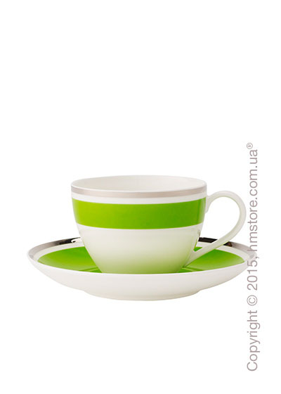 Чашка с блюдцем Villeroy & Boch коллекция Anmut My Color, Forest Green