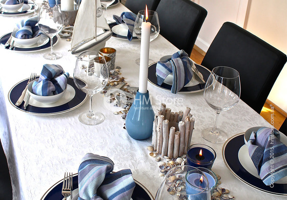 Тарелка столовая мелкая Villeroy & Boch коллекция Anmut My Color, Ocean Blue