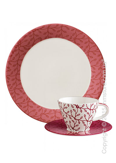 Чайный сервиз  Villeroy & Boch коллекция Caffè Club Floral на 6 персон, 18 предметов, Berry