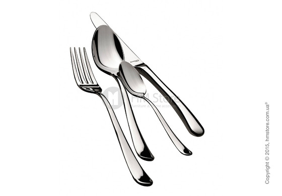 Набор столовых приборов Bugatti Settimocielo коллекция Shining на 12 персон, 75 предметов