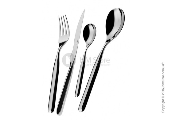 Набор столовых приборов Bugatti Vidal коллекция Shining на 12 персон, 75 предметов