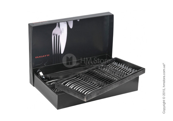 Набор столовых приборов Bugatti Rialto коллекция Shining на 12 персон, 75 предметов Набор столовых приборов Bugatti Rialto коллекция Shining на 12 персон, 75 предметов