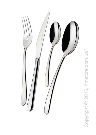 Набор столовых приборов Bugatti Rialto коллекция Shining на 12 персон, 75 предметов