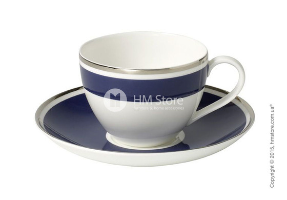 Чашка с блюдцем Villeroy & Boch коллекция Anmut My Color, Ocean Blue
