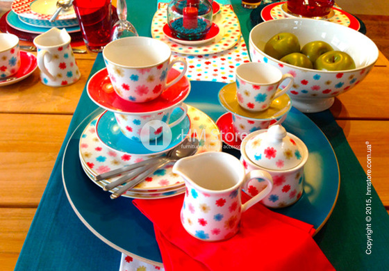 Чашка с блюдцем Villeroy & Boch коллекция Lina, Aqua