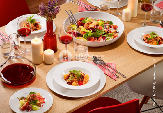 Набор фарфоровой посуды Villeroy & Boch коллекция For Me на 4 персоны, 16 предметов. Купить