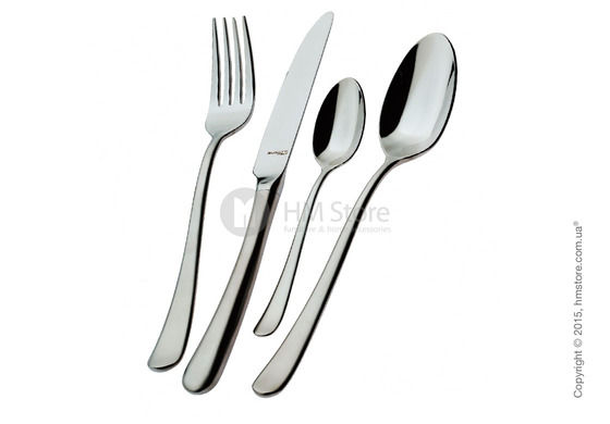 Набор столовых приборов Bugatti Settimocielo коллекция Shining на 12 персон, 75 предметов