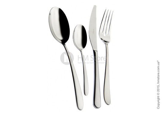 Набор столовых приборов Bugatti Rialto коллекция Shining на 12 персон, 75 предметов