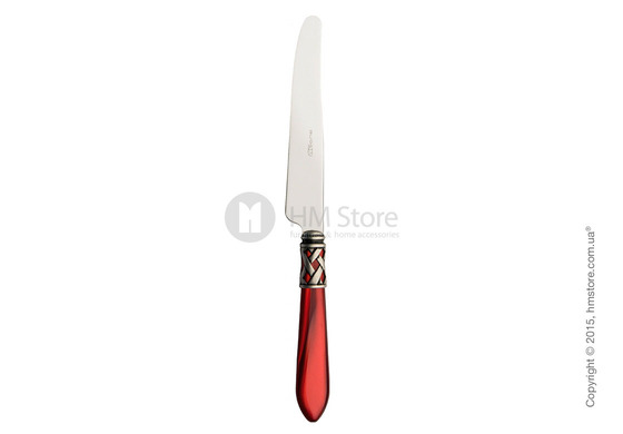 Набор столовых приборов Bugatti Aladdin коллекция Old-Silverplated Ring на 12 персон, 75 предметов, Burgundy