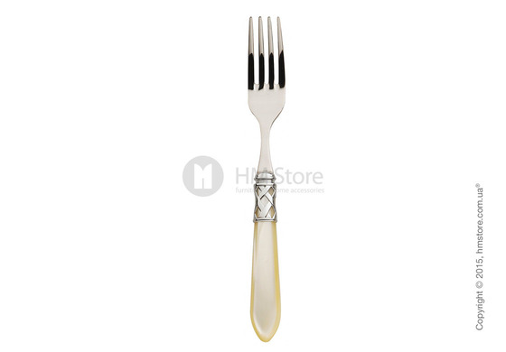 Набор столовых приборов Bugatti Aladdin коллекция Chrome Metal Ring на 12 персон, 75 предметов, Ivory