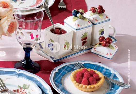 Набор емкостей для джема Villeroy & Boch коллекция Cottage Charm, 4 предмета