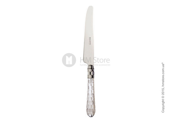 Набор столовых приборов Bugatti Cristallo коллекция Chromed Metal Ring на 12 персон, 75 предметов, Transparent