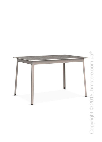 Стол Calligaris Dot, Rectangular wood and metal table, Melamine deco pearl and Metal matt taupe