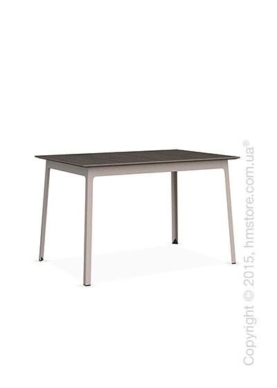 Стол Calligaris Dot, Rectangular wood and metal table, Melamine deco nougat and Metal matt taupe