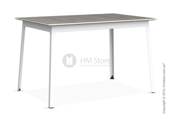 Стол Calligaris Dot, Rectangular wood and metal table, Melamine deco pearl and Metal matt optic white Стол Calligaris Dot, Rectangular wood and metal table, Melamine deco pearl and Metal matt optic white