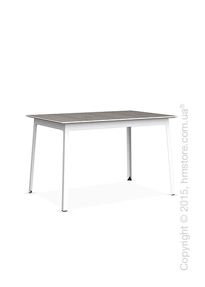 Стол Calligaris Dot, Rectangular wood and metal table, Melamine deco pearl and Metal matt optic white